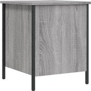 vidaXL Bancă de depozitare, gri sonoma, 40x42,5x50 cm, lemn prelucrat