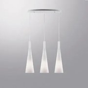 Suspensie moderna 3 becuri E27 MILK 030326 IDEAL LUX