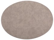 Suport farfurie din imitație de piele ZicZac Troja, 33 x 45 cm, gri