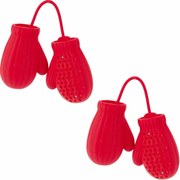 Set de 2 strecurători din silicon de ceai Măneci