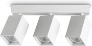Plafoniera DYNAMITE PL3 LINEAR SQUARE BIANCO