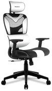 Fotoliu gaming Cruiser 8 (negru + alb). 1087458