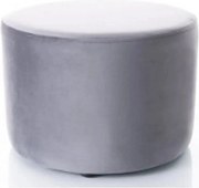 Taburet DOTI A, stofa catifelata gri inchis - Bluvel 14, 43x43x32 cm
