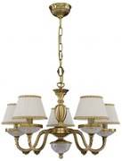 Candelabru din alama 5 brate design italian 6402