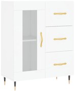 vidaXL Servantă, alb, 69,5x34x90 cm, lemn compozit