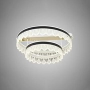 Lustra LED Cu Telecomanda, Elit's, Eda, 122W, Cristal