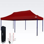 Cortină de petrecere impermeabilă 3x6m – Sărbătoare fără griji sub un acoperiș de 16,5m² - fara 3 pereti - Roșu