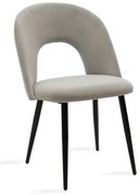 Scaun Bucatarie/Dining Hannah Catifea Gri