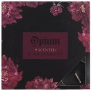 Set 9 lumanari negre tip pastila pentru ritualuri de protectie si vindecare (aroma opium)