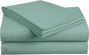 Cearsaf din bumbac 140x240 cm fistic, 100% bumbac