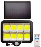 Proiector LED solar cu senzor INTEGRA LED/3W/3,7V IP44 + telecomandă