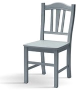 Scaun Hard, realizat integral din lemn de fag, L 46cm/l 50cm /H 95cm - GRI