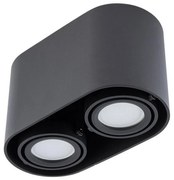 Lampă spot SIROK 2xGU10/30W/230V negru