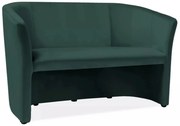 Canapea TM-2 velvet verde/wenge Blu78