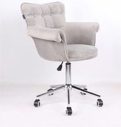 HR804CK SCAUN CATIFEA GRI OŢEL