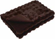 vidaXL Pătură din de iepure artificial antiderapantă Olite Poliester