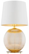 Veioza eleganta realizata manual Hampton, bej miere/ crem
