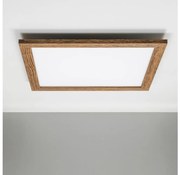 Panou LED RGBW dimabil aplicat/încastrat Eglo SALOBRENA-C LED/34W/230V maro + telecomandă