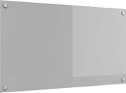 vidaXL Panou de bucătărie Gri deschis 90 x 50 cm sticlă securizată