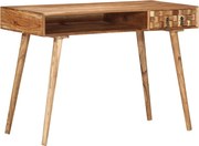 vidaXL Birou de scris, 110x50x76 cm, lemn masiv de acacia