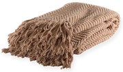 Pătură maro din janilie 130x170 cm Renee – Tiseco Home Studio