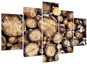 Tablou - Lemn în zăpadă (150x105 cm)
