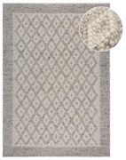 Covor gri țesut manual din amestesc de lână 80x150 cm Minerals Diamond – Flair Rugs