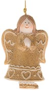 Ornament de Crăciun din ceramică 8 cm Angel – Dakls