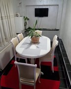 Set LID 120 masa +6 scaune ivory