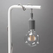 Lampă de masă ONLI WIRE 1xE27/15W/230V 48 cm gri/alb