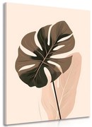 Tablou forme abstracte botanice de monstru
