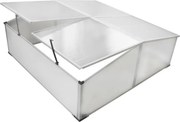vidaXL Pavilion protecție frig cu acoperiș 4 panouri 108x41x110 cm