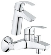 Pachet: Baterie cada/dus Grohe Eurosmart-33300002 + Baterie lavoar Grohe Eurosmart M size-23322001