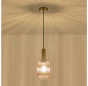 Lustră pe cablu 1xE27/15W/230V maro pr. 13 cm