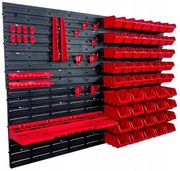 Panou de perete pentru scule 115x78 cm + 55 cutii