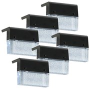 SET 6x aplică LED RGB solară Immax 08501C LED/1W/1,2V 3500K IP65