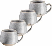 Mäser Set de 4 căni de espresso AQUATA – 125 ml, gri, 125 ml