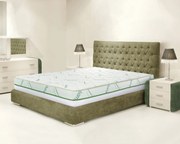 Saltea Ortopedica Bedora Bamboo Memory 4in1 Confort 140x200 cm, memory foam, moale/medie/tare, 21 cm, anatomica, husa antialergica