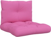 vidaXL Perne pentru paleți, 2 buc., roz, țesătură oxford