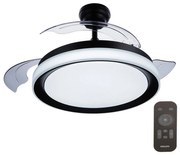 Ventilator LED de tavan Philips BLISS LED/35W/230V 5500/4000/2700K negru + telecomandă