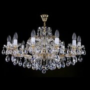 Candelabru Cristal Bohemia Exclusive 12 brate, diam.82cm MARIA TEREZIA 24 CE