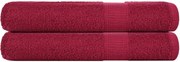 vidaXL Prosoape de saună, FROGN, 2 buc., Bordeaux, 80x200 cm, 360 g/m²