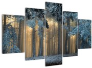 Tablou cu pădure înzăpezită (150x105 cm)