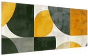 Tablou - Abstracție în culoare de măslin (120x50 cm)