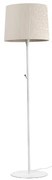 Lampadar / Lampa de podea modern design elegant SAMBA alb/bej 64312-41