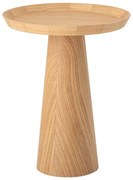 Măsuță auxiliară rotundă cu aspect de lemn de stejar ø 44 cm Luana – Bloomingville