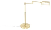 Lampă de masă de design aurie cu LED și dimmer tactil - Notia