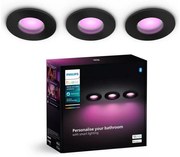 Philips Hue XAMENTO 3x LED RGBW stmívatelné koupelnové svítidlo 1xGU10/4,2W IP44