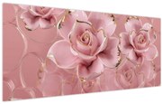 Tablou - Decor floral (120x50 cm)