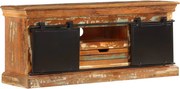 vidaXL Comodă TV, 110 x 30 x 45 cm, lemn masiv reciclat